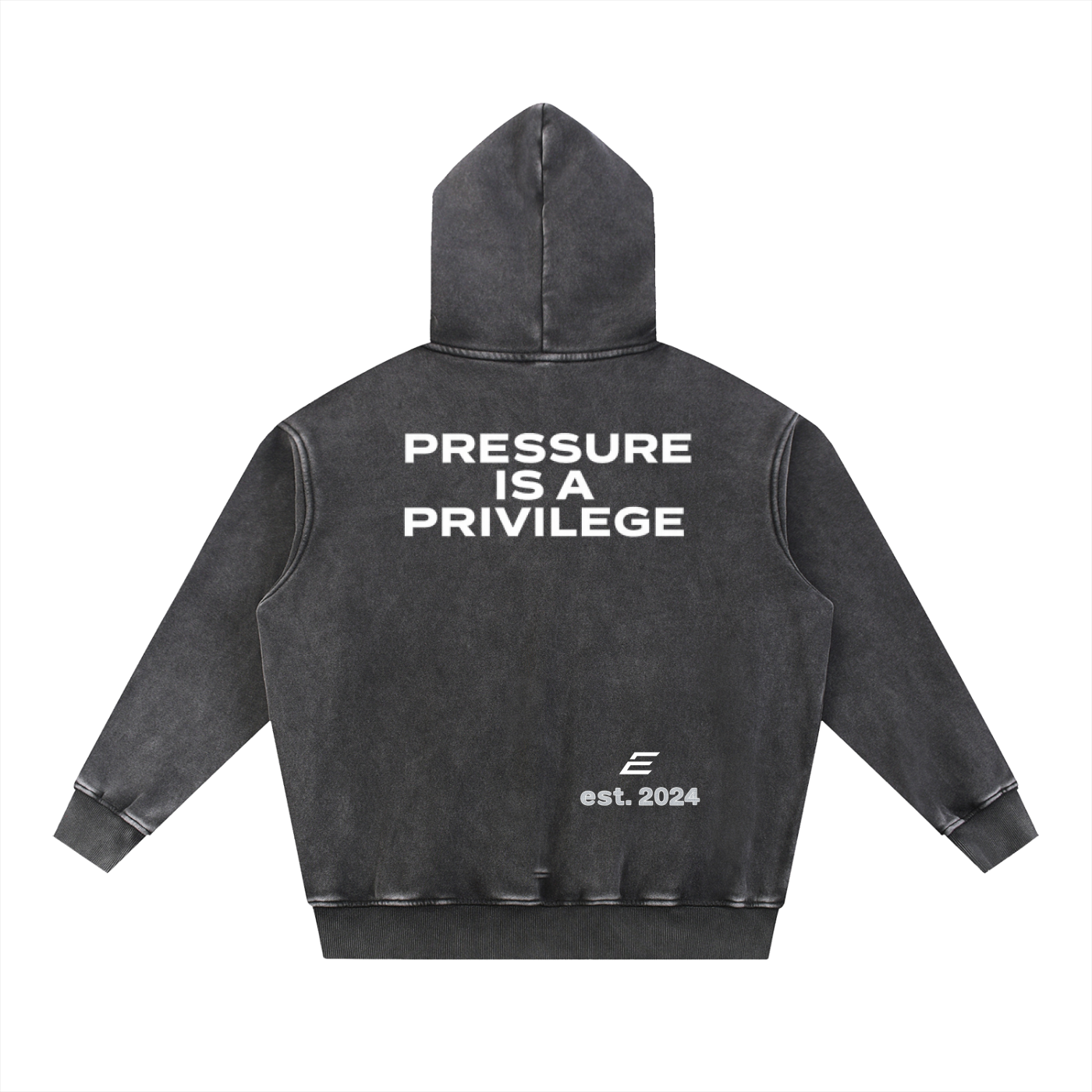 Snow Wash Fleece Oversize Hoodie